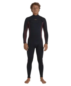 Rip Curl Dawn Patrol Chest zip 4/3mm wine Traje de neopreno