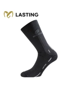 WLS (Negro) – Calcetines Women de trekking Lana Merina – Lasting