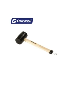 wood camping mallet 16 oz – martillo de goma – outwell