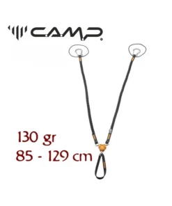 X-Gyro Leash 85-129cm – Dragonera bífida con antienredos – CAMP