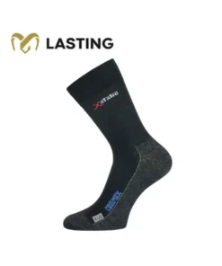 XOL (Negro) – Calcetines de trekking Coolmax – Lasting