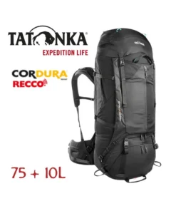 Yukon X1 75+10 (Black) – Mochila de trekking – Tatonka
