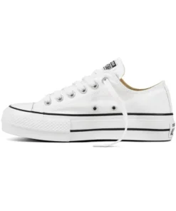 Zapatilla Converse Mujer Plataforma Blanca Baja T