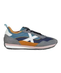 Zapatilla Hombre Munich UM 65 Azul Naranja