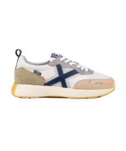 Zapatilla Hombre Munich Xemine 97 Blanco Azul Beig