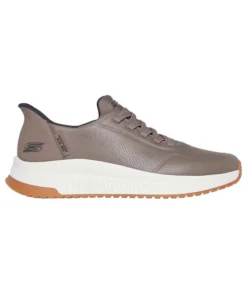Zapatilla Hombre Skechers Bobs Squad 4 Topo