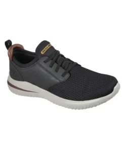 Zapatilla Hombre Skechers Delson 3.0 Negro