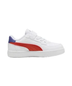 Zapatilla Junior Puma Caven 2.0 AC PS Blanco/Rojo