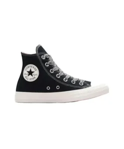 Zapatilla Mujer Converse Ctas Hi Vichy Negro