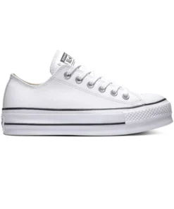 Zapatilla Mujer Converse Platafor. Piel Baja