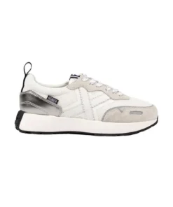 Zapatilla Mujer Munich Xemine 02 Blanca Plata
