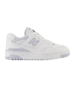 Zapatilla Mujer New Balance 550 Blanca Lila