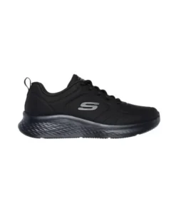 Zapatilla Mujer Skecher Lite Piel Negro