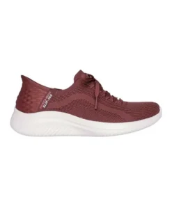 Zapatilla Mujer Skecher Ultra Flex Slip Granate