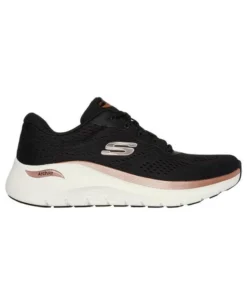 Zapatilla Mujer Skechers Arch Fit 2.0 Negro/Dorado