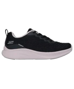 Zapatilla Mujer Skechers Bobs Moda Negro/Blanco