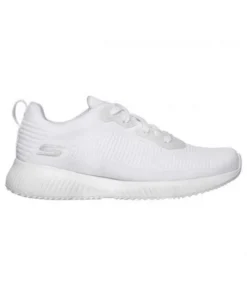 Zapatilla Mujer Skechers Bobs Squad Blanco