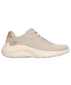 Zapatilla Mujer Skechers Bobs Waves Beige