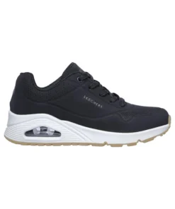 Zapatilla Mujer Skechers Uno Negro/Blanco