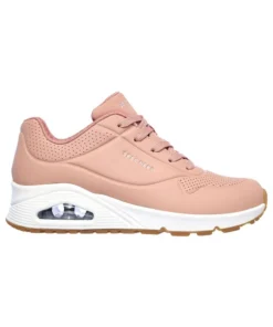Zapatilla Mujer Skechers Uno-Stand On Air Rosa Blanca