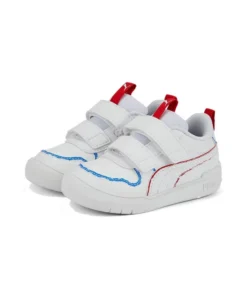 Zapatilla Niñ@ Puma Multiflex Blanca Rojo Azul