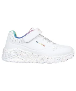 Zapatilla Niña Skechers Uno Lite-Ra Blanca