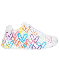 Zapatilla Niña Skechers UNo Lite Corazones Colorin
