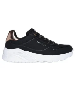 Zapatilla Niña Skechers Uno lite Negro