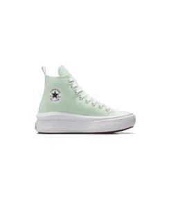 Zapatilla Niño/a Converse Move Hi Plataform verde
