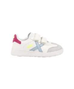 Zapatilla Niño/a Munich Mini Barru 15 Blanca Azul Ros