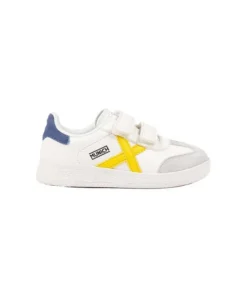 Zapatilla Niño/a Munich Mini Barru Blanca Amarilla