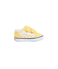 Zapatilla Niño/a Vans Old Skool Cuadros Amarilla