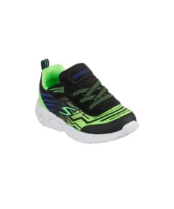 Zapatilla Niño Skechers Magna-Light Negro/Verde