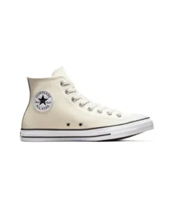 Zapatilla Unisex Converse Ctas Hi Leather Crema