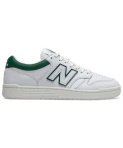 Zapatilla Unisex New Balance 480 Blanca Verde