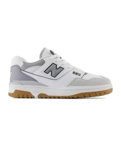 Zapatilla Unisex New Balance 550 Blanco Gris