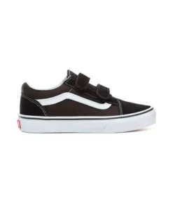 Zapatilla Unisex Vans Old Skool V Negra Blanca