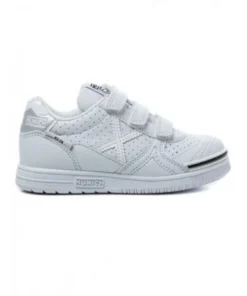 Zapatillas Munich G-3 Junior Velcro Blanco