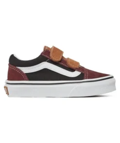 Zapatillas Niñ@ Vans Old Skool V Granate negro