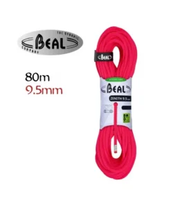 Zenith 9.5 MM x 80 M (Solid pink) – Beal