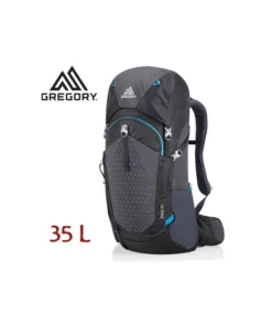 zulu 35 – mochila de trekking 35 l para hombre (ozone black) – gregory